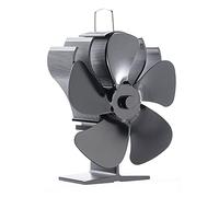 Ventilateur de poêle pour granulés de bois - Économie de carburant - Alimenté par la chaleur - 5 lames - Alimenté par la chaleur - Non électrique