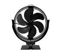 Ventilateur de poêle pratique à 6 lames alimenté par la chaleur pour poêle | En temps réel, optimise l'efficacité de la chaleur, reste au chaud, silencieux, pas besoin de piles