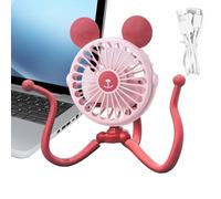Ventilateur de poussette avec clip : ventilateur de trépied portable pour poussette, berceau ou siège auto | Ventilateur mini USB flexible avec moteur silencieux pour tapis de course,