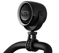 Ventilateur de poussette portable, ventilateur de bébé sans lame sûr, affichage numérique la batterie 20 000 mAh, clip rechargeable à 100 vitesses sur, pour poussette