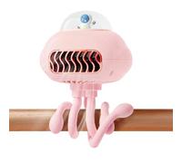 Ventilateur de poussette : refroidisseur avec régulation du vent à trois niveaux, support flexible sur trépied | Idéal pour poussettes, lits d' , tables de bureau, voyages, promenades d'été et