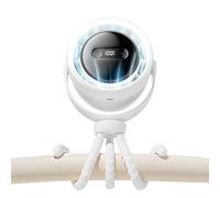 Ventilateur De Poussette - Ventilateur Handlohed Pour Enfants | Batteries Portables Chiffons Personnels Rechargeables | Les Poussettes S'accrochent Pour Bébé | Siew Rétro Plus Frais À 100 Vitesses