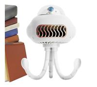 Ventilateur De Poussette - Ventilateur Personnel 3 Vitesses Avec Trépied Flexible,Outil de Refroidissement Rechargeable Flexible pour Extérieur Bureau Vélo Sommeil Lit Berceau Siège Auto Voyage