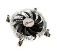 Ventilateur de processeur Akasa AK-CC7129BP01 - Socket Intel 775/1150/1155/1156 - Low profile - Gris