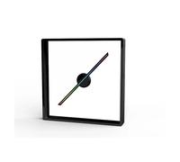 Ventilateur de projecteur d'hologramme 3D de 40 cm avec Couverture à Distance WiFi Affichage publicitaire Commercial projecteur d'hologramme transmettre Une Image vidéo des Images saisissantes(Black)