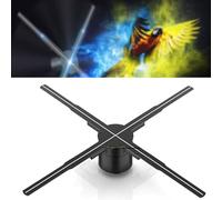 Ventilateur de projecteur d'hologramme 3D, lumière de Logo publicitaire WiFi, Lampe holographique, Prise en Charge de Plusieurs épissages, synchronisation, adapté aux magasins