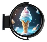 Ventilateur de projection holographique 3D double face 270° avec contrôle par application, étanche et anti-poussière pour la publicité, les fêtes, les festivals