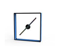 Ventilateur de projection holographique 3D, lecteur holographique, imagerie stéréo, prend en charge les images et les vidéos, écran en temps réel (56 cm, noir)