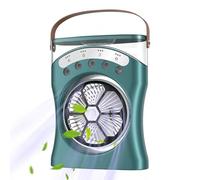 Ventilateur de pulvérisation d'eau - ventilateur de brume de table rechargeable, ventilateur compact avec fonction de refroidissement à trois étapes | Un article cool qui peut être utilisé dans une va