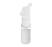 Ventilateur de pulvérisation portable rechargeable avec brume d'eau pour hydratation, compact et facile à transporter pour une utilisation en extérieur (blanc)