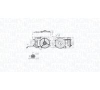 Ventilateur, refroidissement du moteur MAGNETI MARELLI 069422859010