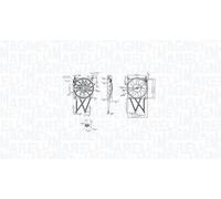 Ventilateur de radiateur 069422862010 MAGNETI MARELLI pour OPEL ASTRA G Break