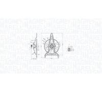 Ventilateur de radiateur 069422867010 MAGNETI MARELLI pour CITROËN PEUGEOT