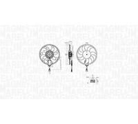 Ventilateur de radiateur 069422882010 MAGNETI MARELLI pour AUDI PORSCHE VW