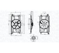 MAGNETI MARELLI 069422900010 Ventilateur de radiateur