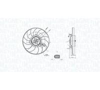 Ventilateur de radiateur 069422909010 MAGNETI MARELLI