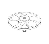 Ventilateur de radiateur 345mm pour Polo 6N1 / 6N2