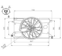 NRF 47961 Motoventilateur
