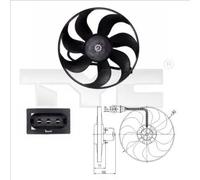 TYC 837-0003 Ventilateur de radiateur