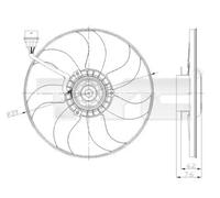 TYC 837-0036 Ventilateur de radiateur