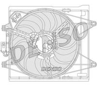 Ventilateur Électrique Refroidissement Moteur Adapté pour Fiat Panda 312 Partir