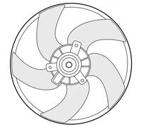 Ventilateur de radiateur DER21011 DENSO pour PEUGEOT 206 CC 206 SW