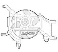 Denso Ventilateur de radiateur DER37002 Motoventilateur pour Dacia / Renault Logan 1.5 (2006-)