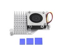 Ventilateur de radiateur en aluminium pour Raspberry pi5 (Argent)