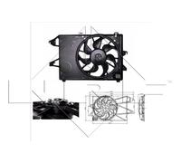 VENTILATEUR DE RADIATEUR FORD MONDEO 00-07 -AC