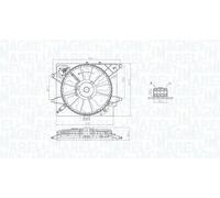 Magneti Marelli Électroventilateur de moteur 069422789010 – Refroidissement moteur