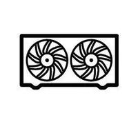 Ventilateur de radiateur Ventilateur simple 470209 NRF