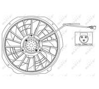 Ventilateur, refroidissement moteur NRF 47025
