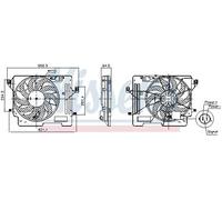 NISSENS 850080 Ventilateur de radiateur