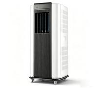 Ventilateur de réchauffeur de climatiseur Portable 4 en 1, Roulette roulante à 360°, télécommande, Configuration sans Outil pour Room Apartment Bedroom Office UK