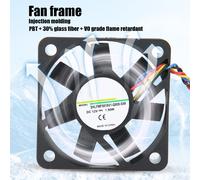 Ventilateur de refroidissement 5CM 12V 1.50W 4 broches, système de refroidissement pour cadre de moulage par Injection SHLFM5010V1-Q000-S99