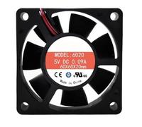 Ventilateur de refroidissement 6020 6CM 6 cm 5V 12V 24V(5V 2line)