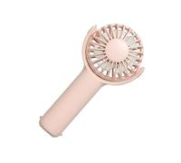 Ventilateur de refroidissement à air 1200 mAh Petit bureau silencieux avec 3 vitesses réglables Convient pour les voyages ou le bureau et la maison Ventilateur à main tendance pour filles