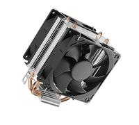 Ventilateur De Refroidissement À Air CPU 12V 4 Broches 2 Caloducs Processeur PC Dissipateur Thermique En Aluminium Et Cuivre Pour LGA 775 1700 1851 115X 1200 À Faible Bruit