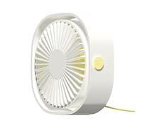 Ventilateur de refroidissement à air électrique multifonction rechargeable par USB pour bureau, chambre à coucher, voyage, trois vitesses, mini climatiseur, humidificateur, économie d'énergie, air