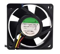 Ventilateur de refroidissement à double boule à 3 fils 60 x 60 x 25 mm, 6 cm, PMD1206PTB2-A, 12 V, 3,1 W(2wire A1)