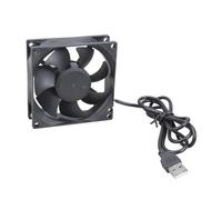 Ventilateur De Refroidissement À Flux D'air Élevé USB 5V 80mm Pour Imprimante Boîtier PC Électronique Silencieux Dissipateur Thermique Roulement 'huile Châssis 'ordinateur 2300 Min