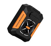 Ventilateur De Refroidissement À Taille Portable Clip En Acier En Carbone LED LED Intégré Avec Une Alimentation Électrique De 5000mAh Pour Les Courriers Sportifs Clip Personnel Ventilateur