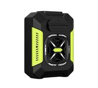 Ventilateur De Refroidissement À Taille Portable Clip En Acier En Carbone LED LED Intégré Avec Une Alimentation Électrique De 5000mAh Pour Les Courriers Sportifs Clip Personnel Ventilateur