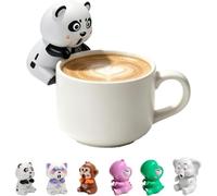 Ventilateur de refroidissement alimentaire, soupe soufflant ventilateurs alimentaires Clip-On Mini pour tasse et bol, mignon soufflant éléphant pour bébé soupe chaude, thé et nouilles-Panda