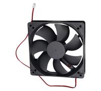 Ventilateur de refroidissement axial 12025 à double roulement à billes, moteur sans balais PBT ignifuge, souffleur d'air haut pour système de ventilation industrielle CVC, boîtier d'ordinateur