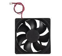 Ventilateur de refroidissement carré en plastique noir 9025 90 x 25 mm DC 12 V 0,25 A