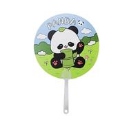 Ventilateur de refroidissement compact, ventilateur rond,Ventilateur manuel de refroidissement compact modèle Panda | Adorable ventilateur décoratif compact et léger pour pelouse, parc, anniversaire