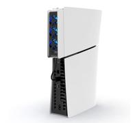 Ventilateur de refroidissement console pour PS5 Slim, système de refroidissement silencieux avec 3 ventilateurs réglables Ventilateur de refroidissement efficace Extra USB HUB