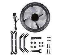 Ventilateur de refroidissement CPU 4 broches PWM en alliage d'aluminium à flux coloré avec effet de lumière de grande pour plates-formes LGA775 115X AM2 AM3 AM4 FM1 FM2 FM2+