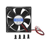 Ventilateur de Refroidissement CPU 80 Mm, Ventilateur de Refroidissement CPU 7 Pales, Connecteur 3 Broches, pour Petits Boîtiers PC, SSF, HTPC, Serveurs de Caméra, Alimentations, (2000 tr/min)